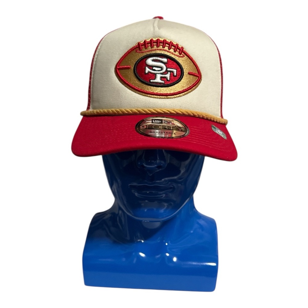 San Francisco 49ers NFL Football Hat Cap New Era 9Forty Adjustable A Frame NWT